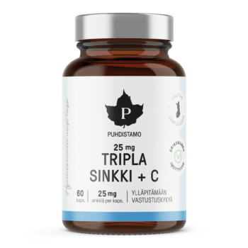 Tripla Sinkki + C 60 kaps pakkaus