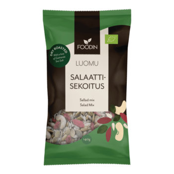 Suolainen salaattisekoitus (siemen ja pähkinä) 140g - Luomu uusi pakkaus