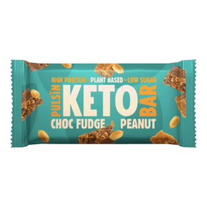 Keto-proteiinipatukka, suklaafudge ja maapähkinä 50g uusi pakkaus