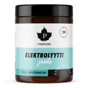 Elektrolyyttijauhe Maustamaton 120g uusi pakkaus