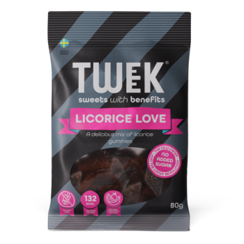 Tweek Licorice Love 80g uusi pakkaus