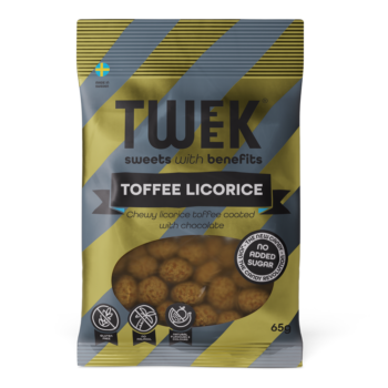 Tweek Toffee Licorice 65g uusi pakkaus
