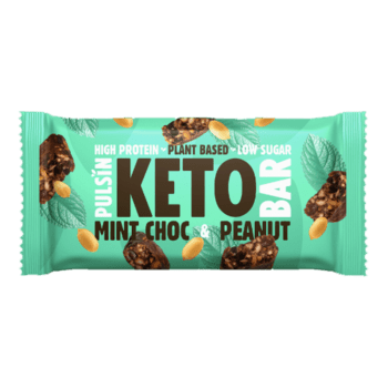 18 kpl - Keto-proteiinipatukka, minttusuklaa ja maapähkinä 50g pakkaus