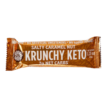 Krunchy Keto Bar Salty Caramel Nut 35g uusi pakkaus