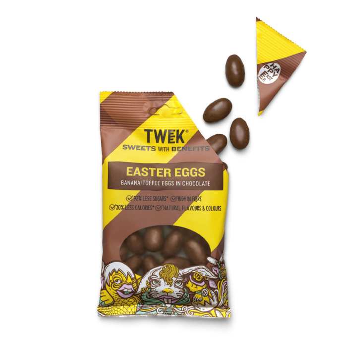 Tweek Easter Eggs 85g pakkaus avattu
