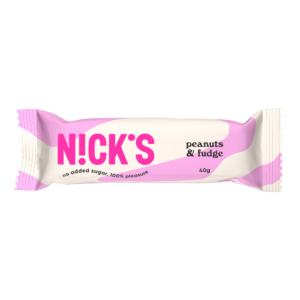 Nick's peanuts & fudge 40g uusi pakkaus