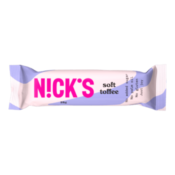 Nick's soft toffee 28g pakkaus