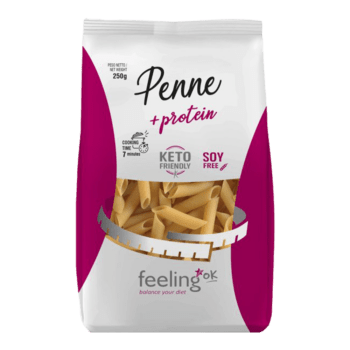 Penne pasta +protein 250g uusi pakkaus