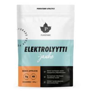 Elektrolyyttijauhe Mango-appelsiini - 240 g pussi pakkaus