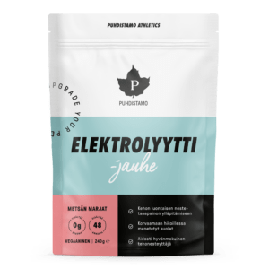 Elektrolyyttijauhe Metsän marjat - 240 g pussi pakkaus