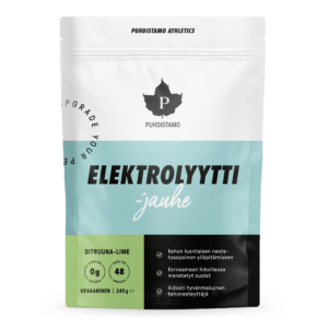 Elektrolyyttijauhe Sitruuna-lime - 240 g pussi pakkaus