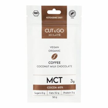 Kookosmaitosuklaa MCT & Kahvi 50g pakkaus