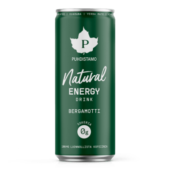 Natural Energy Drink - Bergamotti 330ml pakkaus