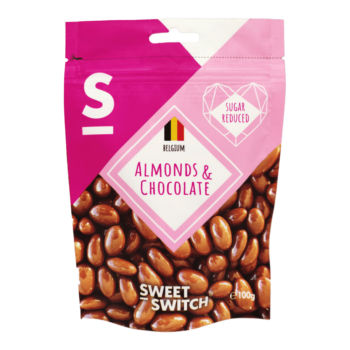 Sweet Switch Almonds & Chocolate 100g pakkaus