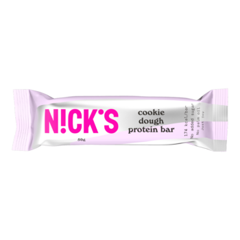 Nick's cookie dough protein bar 50g pakkaus