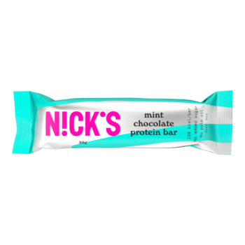 Nick's mint chocolate protein bar 50g pakkaus