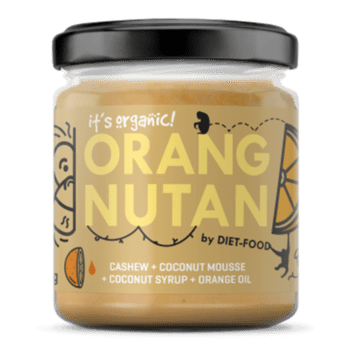 OrangNutan - kookos-cashewpähkinä-appelsiinilevite 200g - Luomu pakkaus
