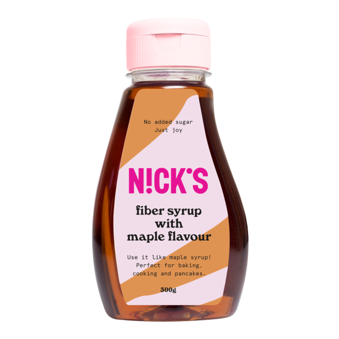 Nick's Fiber Syrup with maple flavour 300g pakkaus