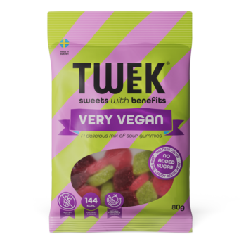 Tweek Very Vegan 80g uusi pakkaus