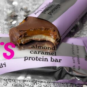 Nick's almond caramel protein bar 50g tuotekuva