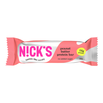 Nick's peanut butter protein bar 50g uusi pakkaus