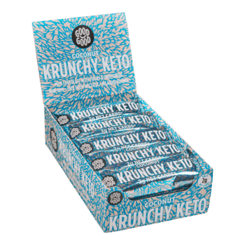 15 kpl Krunchy Keto Bar Coconut 35g pakkaus