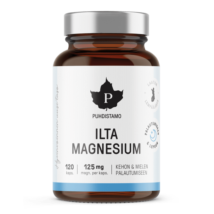 Ilta Magnesium - 120 kaps - 6kpl pakkaus