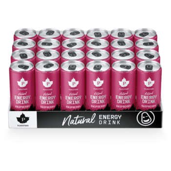 Natural Energy Drink - Raspberry Strong 330ml - 24kpl tuotekuva