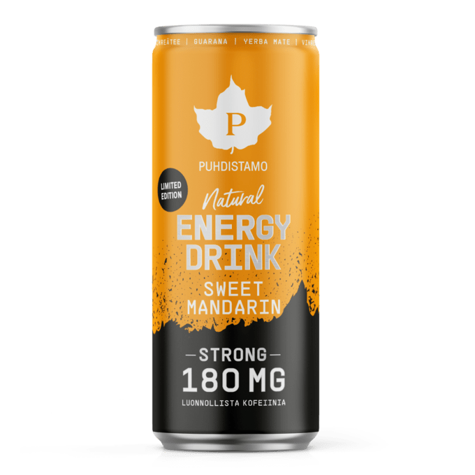 Natural Energy Drink - Sweet Mandarin 330ml