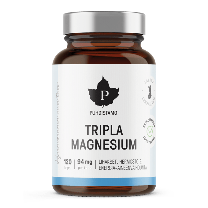 Tripla Magnesium 120 kaps. - 6kpl pakkaus