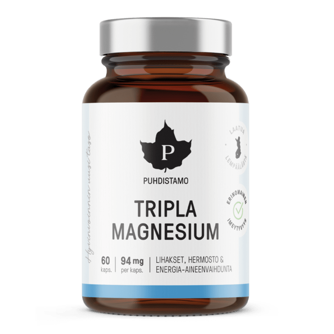 Tripla Magnesium 60 kaps. - 6kpl pakkaus