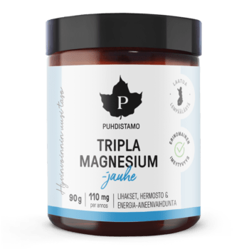 Tripla Magnesium -jauhe - 90 g - 6kpl pakkaus