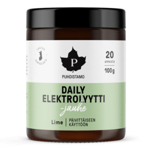 Daily Elektrolyyttijauhe Lime - 100 g pakkaus