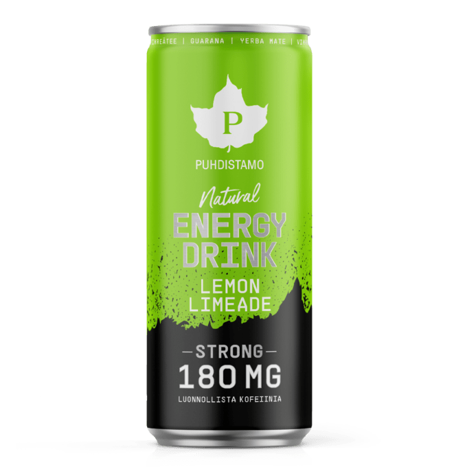 Natural Energy Drink - Lemon Limeade ​​​​​​​Strong 330 ml pakkaus