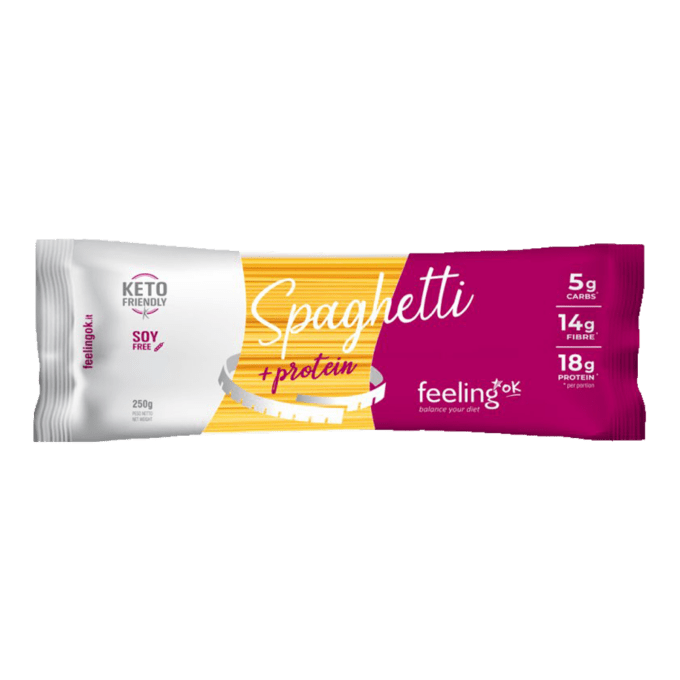 Spagetti +Protein 250g pakkaus