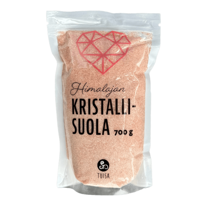 Himalajan kristallisuola hieno 700g pakkaus