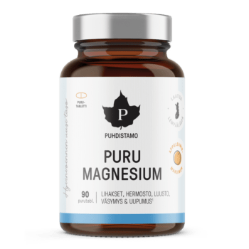 Puru Magnesium - 90 tabl. tuotekuvs1