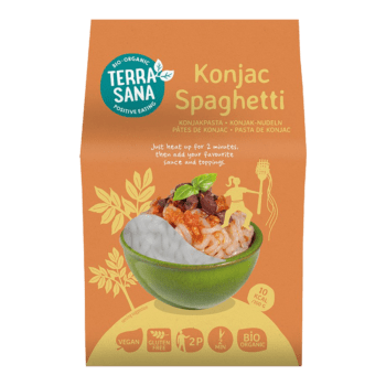 Konjak-spagetti 250 g, TerraSana pakkaus