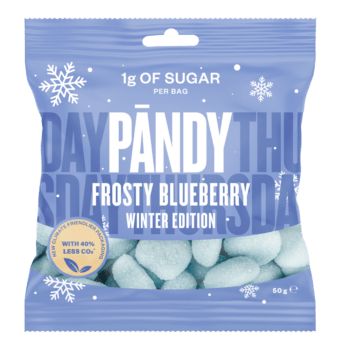 Pändy Candy Frosty Blueberry Winter Edition 50g pakkaus