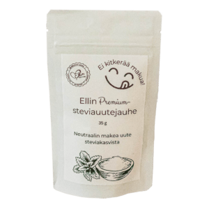 Ellin Premium-steviauutejauhe 35 g pakkaus