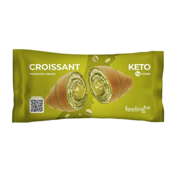 Croissant pistaasikreemillä +protein 65 g uusi pakkaus