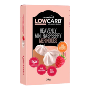 Low Carb® Heavenly Mini Raspberry Meringues tuotekuva1