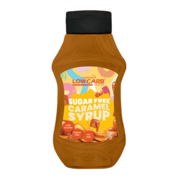 Low Carb® Sugar Free Caramel Syrup 500g pakkaus