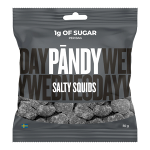 Pändy Salty Squids 50g pakkaus