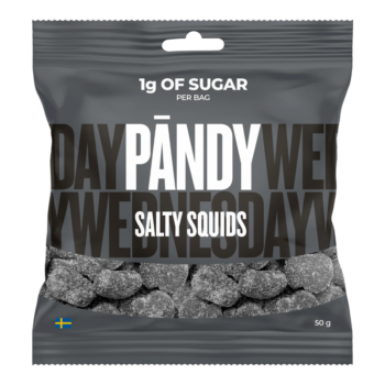 Pändy Salty Squids 50g pakkaus