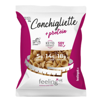 Conchigliette simpukkapasta +Protein 250g pakkaus