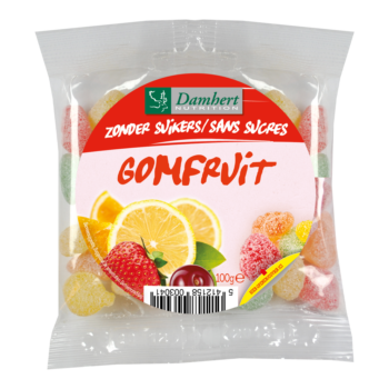 Damhert Fruit Gums 100 g pakkaus