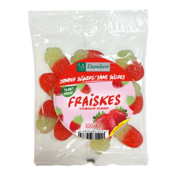 Damhert Strawberry Gums 100 g pakkaus