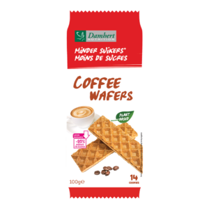 Damhert Vohvelikeksit Kahvi 100g pakkaus