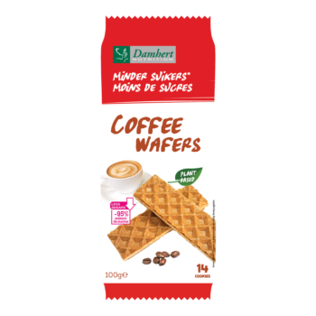 Damhert Vohvelikeksit Kahvi 100g pakkaus
